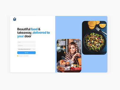 Food Website Design app design food food and drink food app restaurant ui ux web