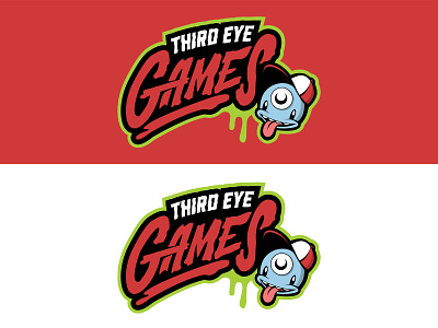 Third Eye Games Branding branding branding and identity gaming hand lettering vector
