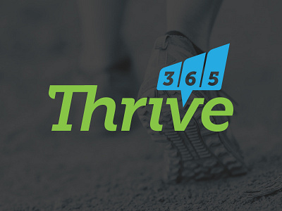 Thrive Concept design excercise health logo thrive wellness