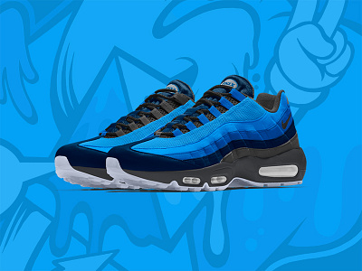 Air Max 95 True Blues