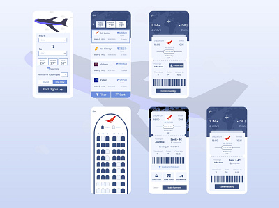 Airplane Booking App adobexduikit airplane app app design application booking app daily dailyui dailyuichallenge design dribbble minimalism mobile app simplistic ui