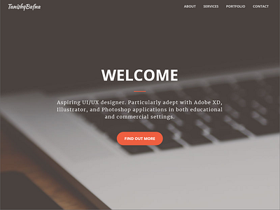 My Professional Website adobexd adobexduikit design dribbble flat minimalism portfolio responsive design simplistic ui web web design website