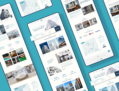 Real Estate Compamy Website adobexd adobexduikit branding building commercial design dribbble logo luxury luxury brand luxury branding minimalism real estate residential ui ux web