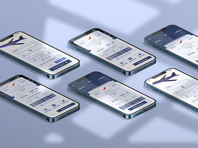 Airplane Booking App adobexd booking branding design dribbble logo minimalism simplistic travel app vector