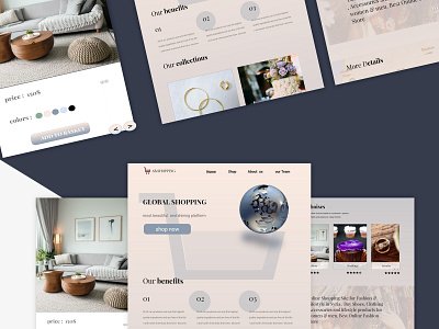 Marketplace Website design marketing ui ux web