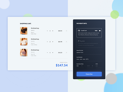 Daily UI Challenge #002 - Credit Card Checkout