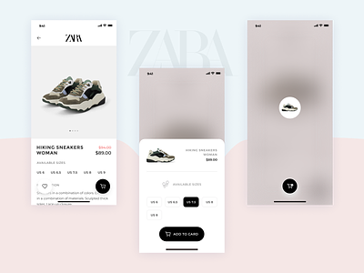 Daily Ui Challenge #012 - E-Commerce Shop daily ui challenge dailyui dailyui 012 dailyui challenge design e commerce ecommence figma mobile app product product page shop store ui uidesign vector zara