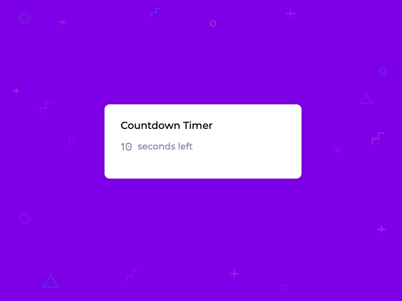 Daily Ui Challenge #014 - Countdown Timer animation countdown countdowntimer daily ui challenge dailyui dailyui 014 dailyui challenge design interaction motion purple second simple time timer ui