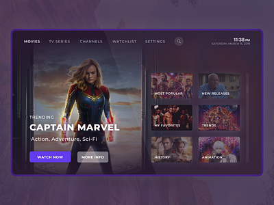 TV App - Daily Ui #025