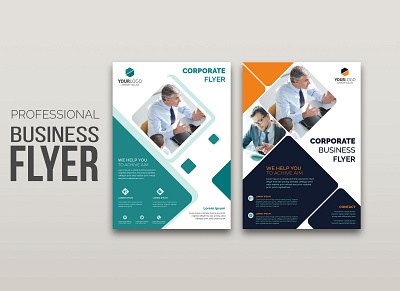 Professional Business Flyer Design Template a4 abstract annual book brochure business catalog company concept corporate design document headline layout magazine marketing print promotion template vector