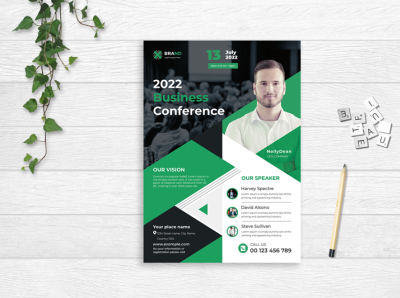 Business Conference Flyer design flyer minimalist