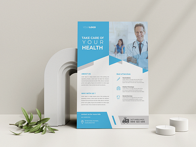 Medical Flyer Design Creative, simple, minimalist