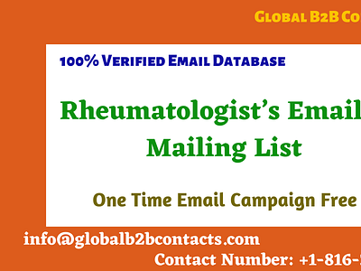 Rheumatologist s Email Mailing List medical industry mailing list