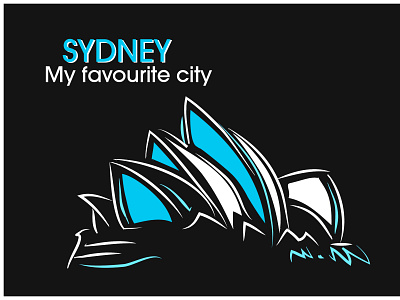 Sidney Opera House australia city illustration city symbol graphic design illustration sydney sydney opera sydney opera house