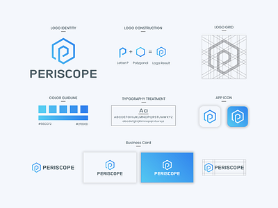 Periscope Logo Design app branding