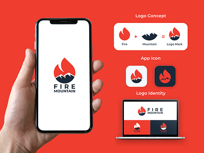 Fire Mountain Brand Identity - Logo Design