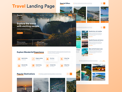 Travel Landing Page Design