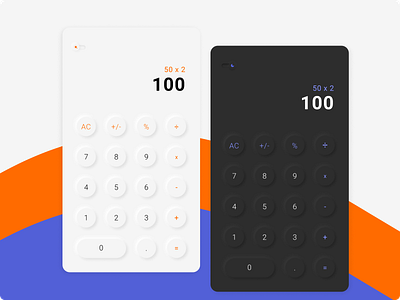 Neumorphism Calculator app design neumorphism ui userexperience userinterface ux web webdesign