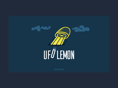 UFO Lemon #testlogo alien branding clouds design et graphic lemon logo metahumandesign space ufo vector yellow
