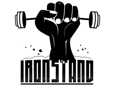 Ironstand fill version aggresive apparel black calisthenics clothing gym idurlacu ironstand sport white workout zombie