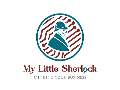 My Little Sherlock - Logo design for AI Service artist artwork concept design forhire graphicdesigner graphics idburlacu logo logos metahumandesign vector