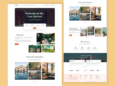 Real Estate agency Landing Page