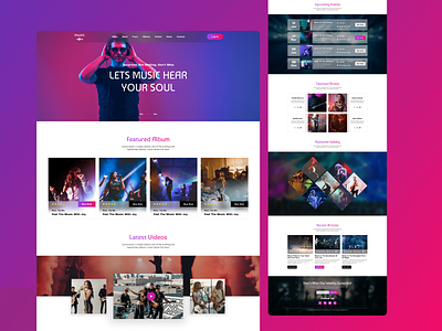 Music Landing Page