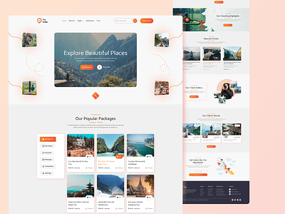 Tour & Travel Agency Landing Page