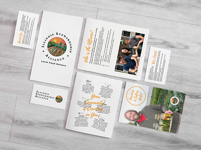 Brochure for Illinois Stewardship Alliance brochure design graphic design indesign photoshop print pubication