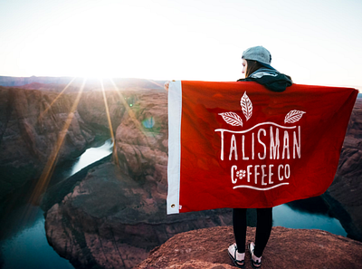 Talisman Coffee Co coffee design illustrator logo mockup photoshop