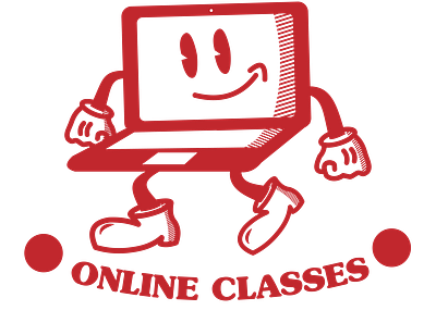 ihateonlineclasses computer design flat graphic online classes school zoom zoomester