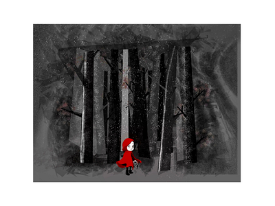 Little Red Riding Hood storybook children procreate