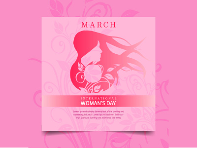 International Woman's day Banner 8 banner day design eight inspiration march memorable poster woman woman logo