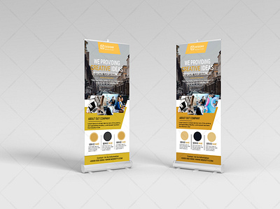 ROOL-UP BANNER branding business roll up design graphic design minimal