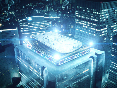 Nhl Thumb city design hockey ice lens flares nhl night playoffs
