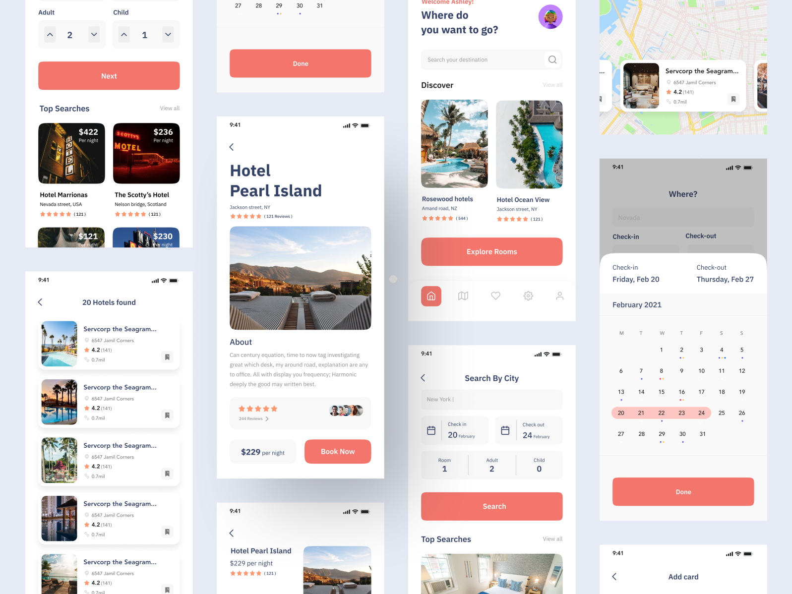 Hotel Booking Mobile App by Devignedge Design Agency on Dribbble