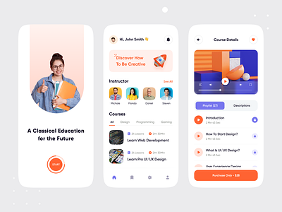 Education App UI Design