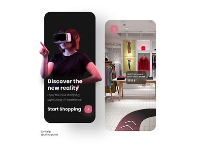 VR Shopping App app appdesign design figma ui uidesign uiinspiration uitrend uitrends uiuxdesign uiuxdesigner userinterface userinterfacedesign ux uxresearch uxtrends uxui uxui design virtualreality