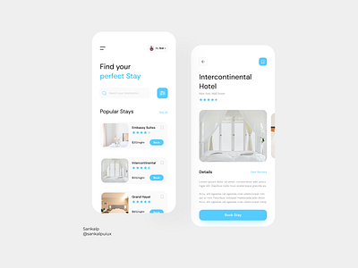 Hotel Booking App app appdesign design figma ui uidesign uidesigner uidesigns uitrends uiux uiuxdesign uiuxdesigner ux