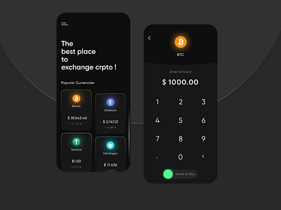 Mordern CrptoCurrency Exchange App