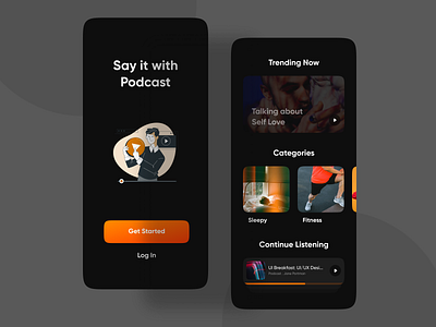 Podcast App Design