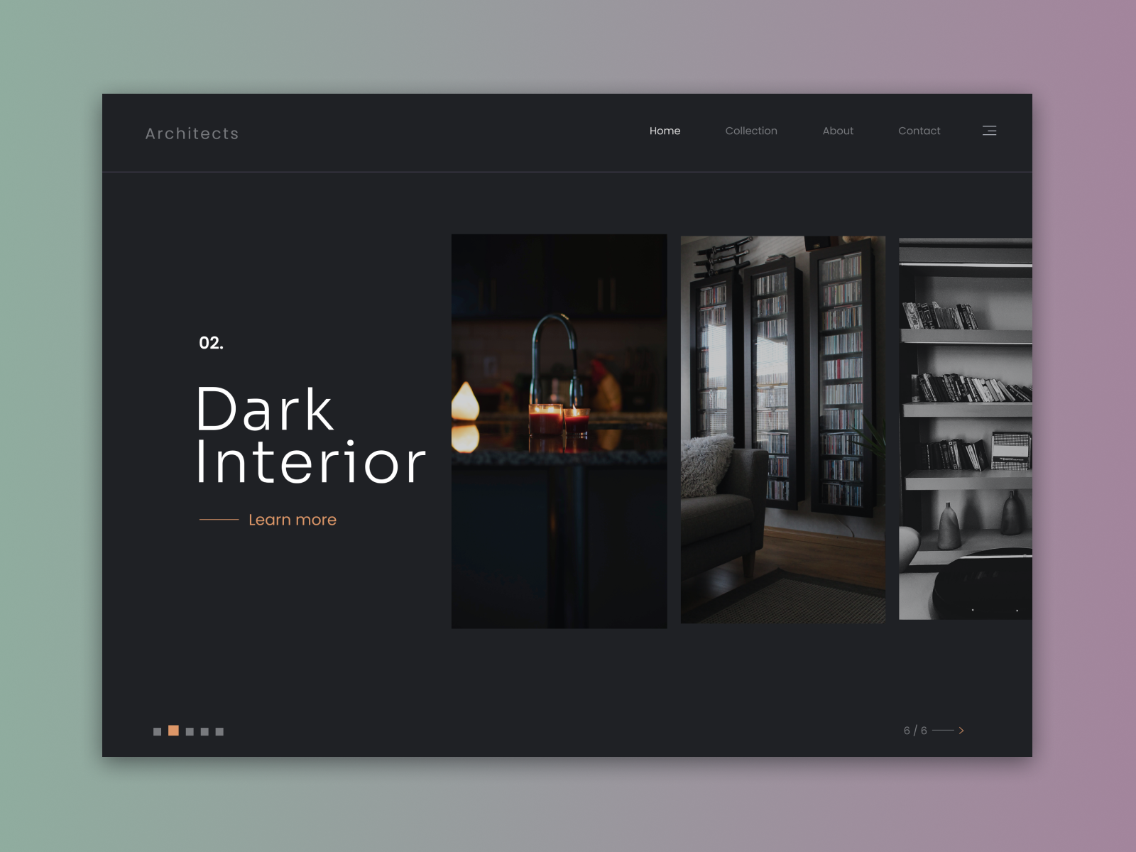 Dark furniture by valeria smirnova on Dribbble