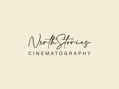 NxrthStories Cinematography Logo Design brand identity branding cinematography logo design graphic design logo logo design logo designer minimalist minimalist logo photography logo