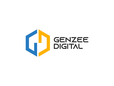 Genzee Digital Logo Design agency logo brand identity branding design design agency digital agency graphic design logo logo design logo designer logomark minimalist minimalist logo