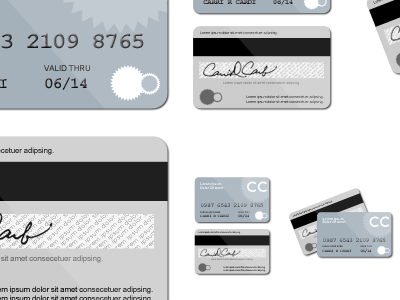 Credit Card Example Icon blue design gray icon icons white