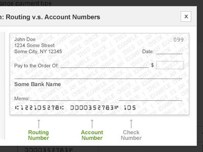 Explaining a Check check gray green layout white