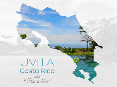 Costa Rica... aka Paradise blue costa rica green rebound vector