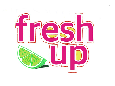FreshUp Logo ipad pro logo design procreate