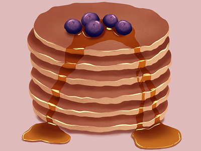 Pancakes art with flo ipad pro pancakes procreate