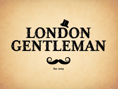 London Gentleman Logo brand design gentleman logo london